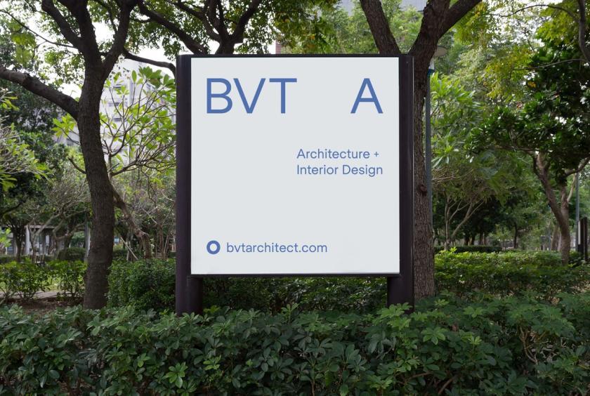 Barbora Vokac Taylor Architect outdoor signage
